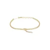 Zoe Chicco Pave Diamond Serpent Box Chain Bracelet