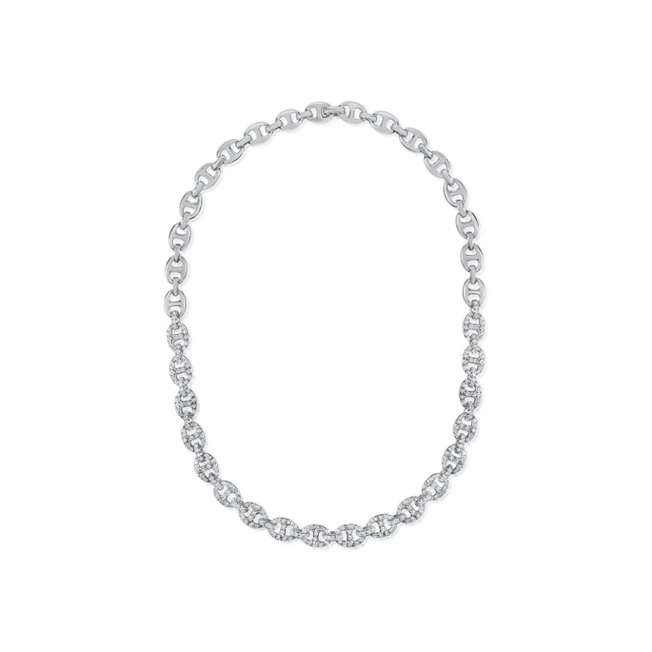 Zadok Collection Pave Mariner Diamond Necklace