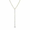 Zadok Collection Pear Round Diamond Pendant