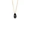 Suzanne Kalan Pear Shaped Black Night Quartz Pendant