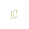 Roberto Coin Petite Oval Hoop Earrings