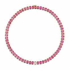 Zadok Collection Pink Sapphire And Diamond Choker Necklace