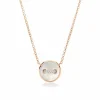 Pomellato Pom Pom Dot Mother Of Pearl And Diamond Pendant