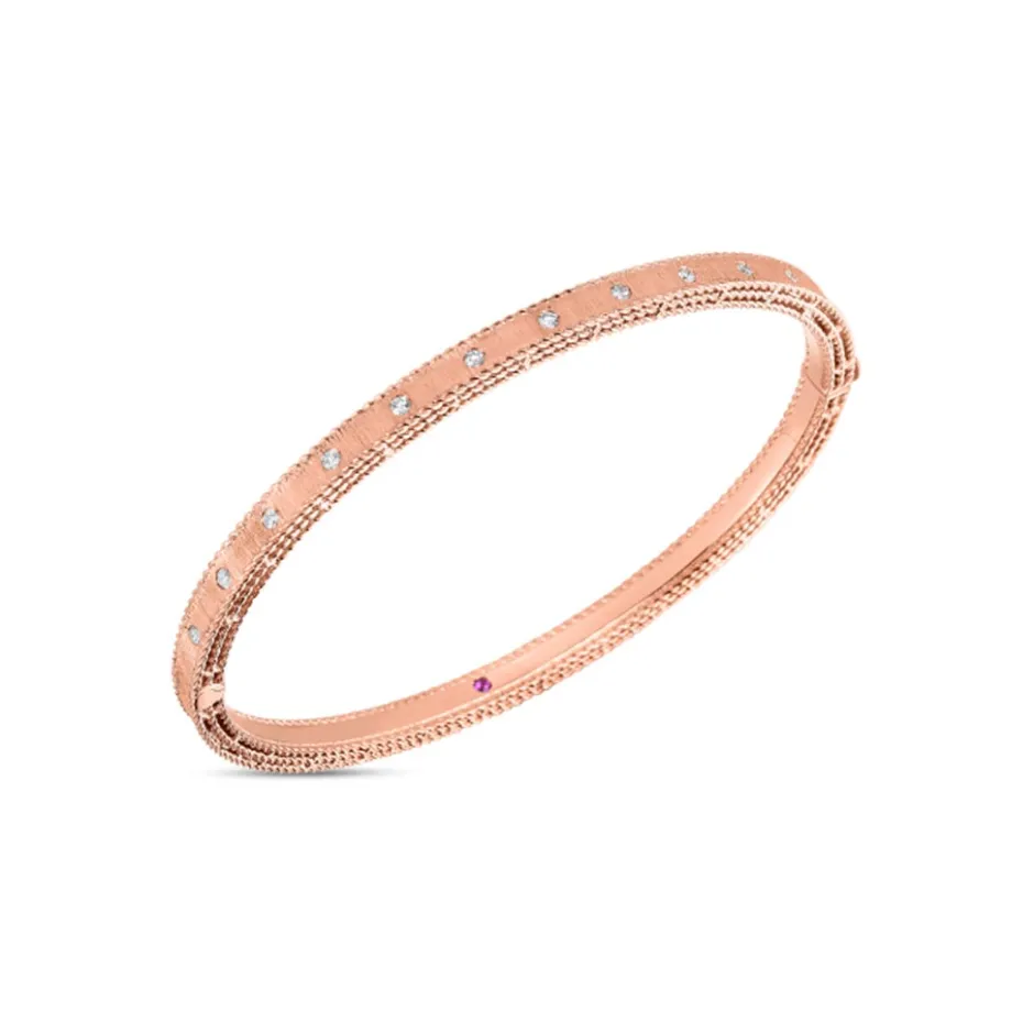 Roberto Coin Princess With Diamonds Bangle