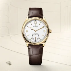 rolex  1908 39 mm, 18 ct yellow gold, polished finish M52508-0006