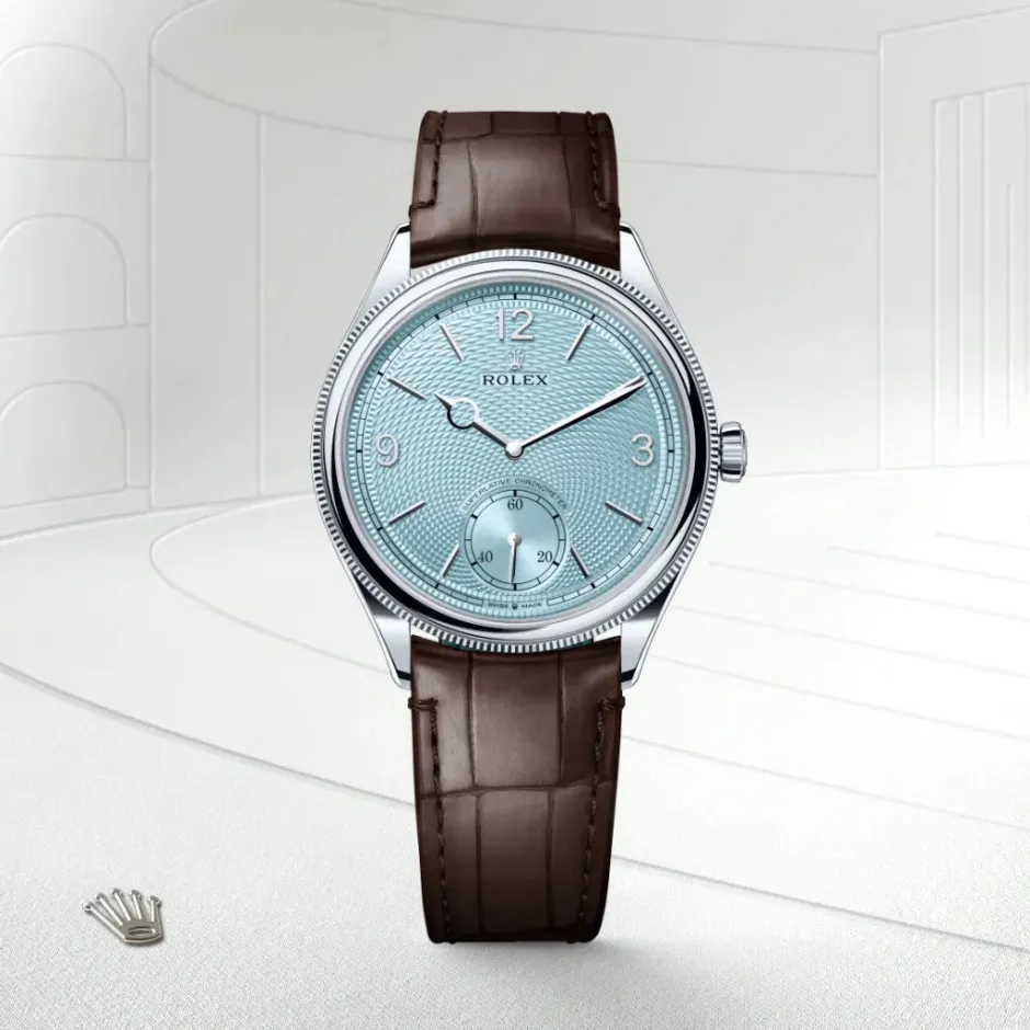 rolex 1908 39 mm, platinum, polished finish M52506-0002