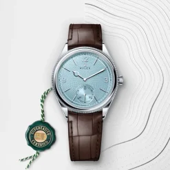 rolex 1908 39 mm, platinum, polished finish M52506-0002