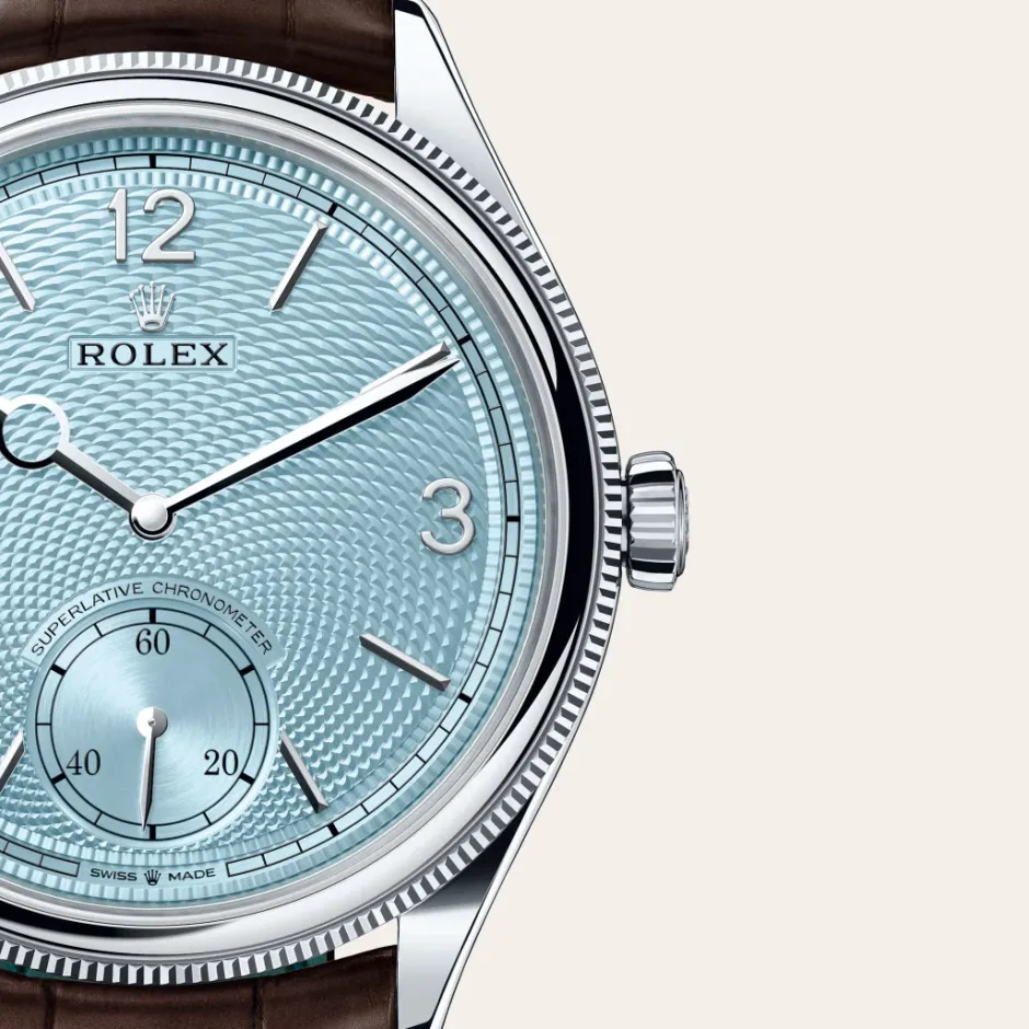 rolex 1908 39 mm, platinum, polished finish M52506-0002