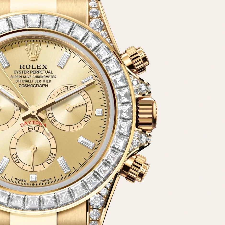 rolex Cosmograph Daytona Oyster, 40 mm, yellow gold and diamonds M126598TBR-0001