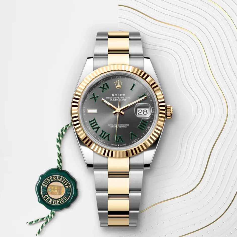 rolex Datejust 41 Oyster, 41 mm, Oystersteel and yellow gold M126333-0019