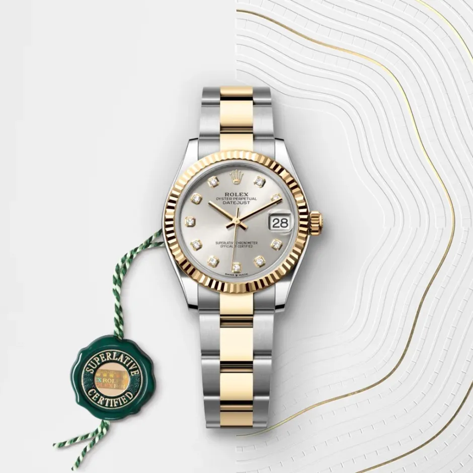 rolex Datejust 31 Oyster, 31 mm, Oystersteel and yellow gold M278273-0019