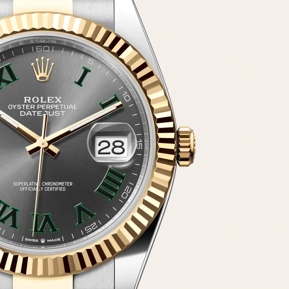 rolex Datejust 41 Oyster, 41 mm, Oystersteel and yellow gold M126333-0019