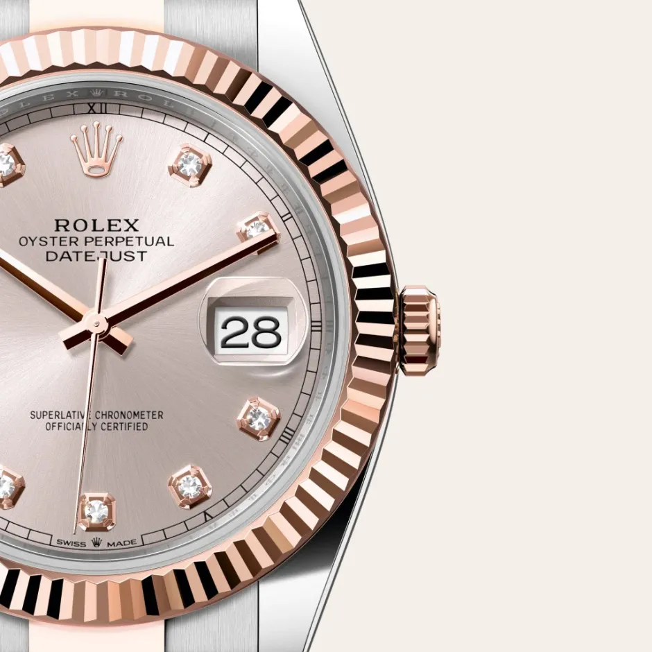 rolex Datejust 41 Oyster, 41 mm, Oystersteel and Everose gold M126331-0007