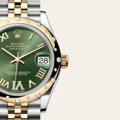 rolex  Datejust 31 Oyster, 31 mm, Oystersteel, yellow gold and diamonds M278343RBR-0016