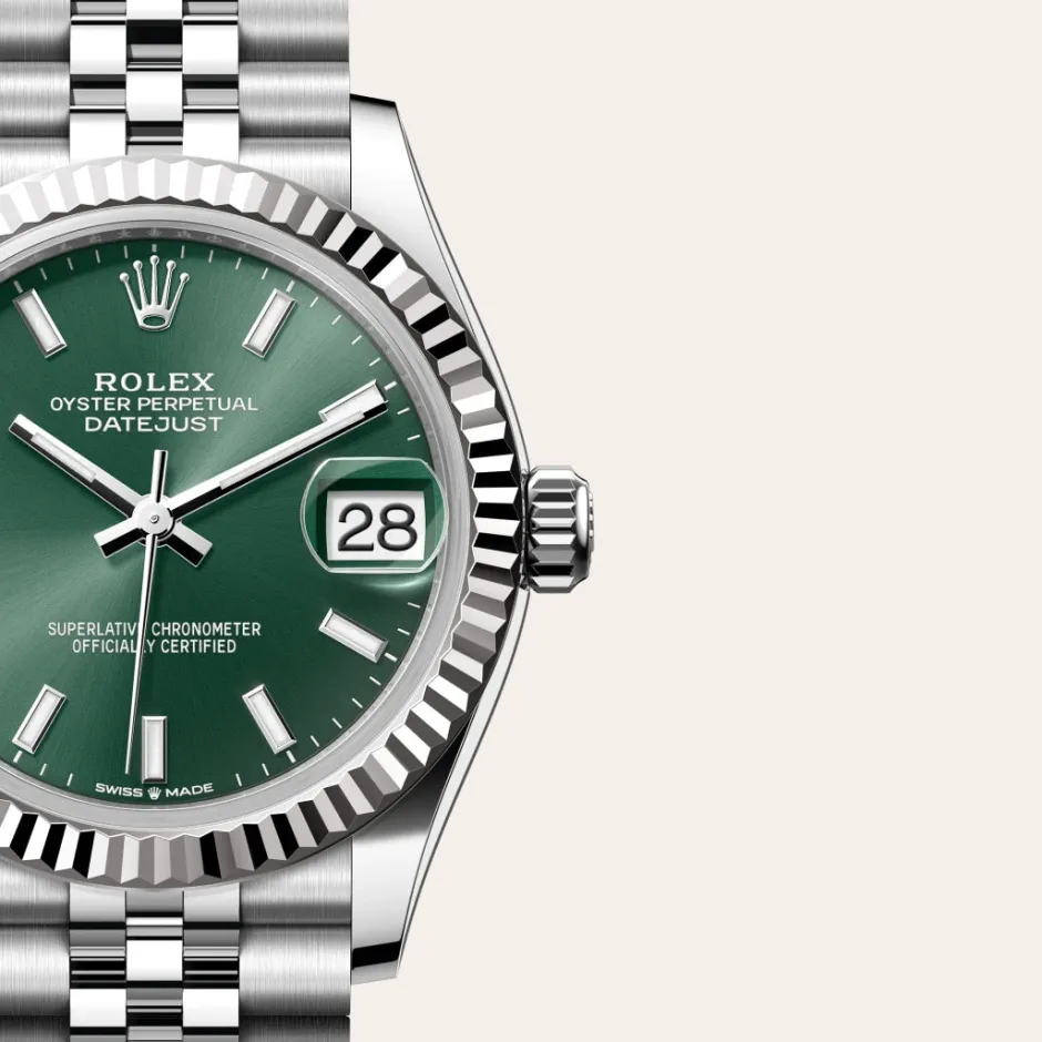 rolex Datejust 31 Oyster, 31 mm, Oystersteel and white gold M278274-0018