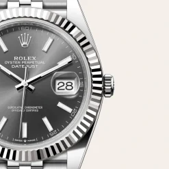 rolex Datejust 41 Oyster, 41 mm, Oystersteel and white gold M126334-0014