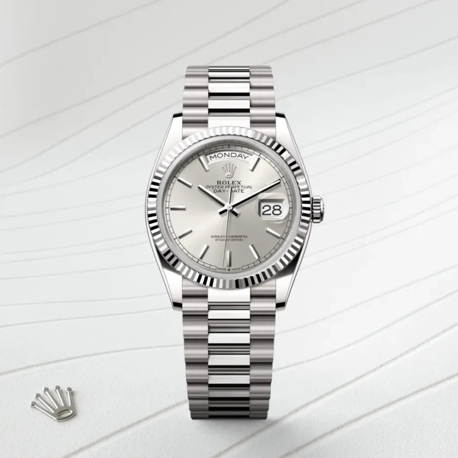 rolex Day-Date 36 Oyster, 36 mm, white gold M128239-0005