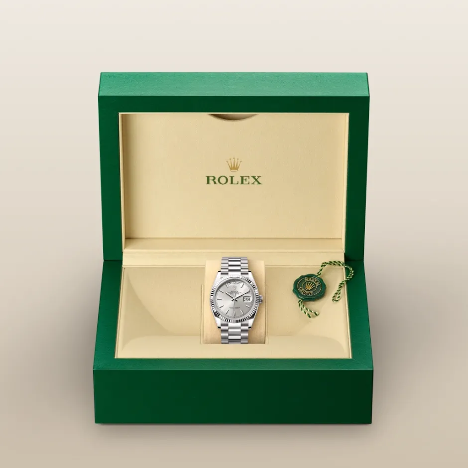 rolex Day-Date 36 Oyster, 36 mm, white gold M128239-0005