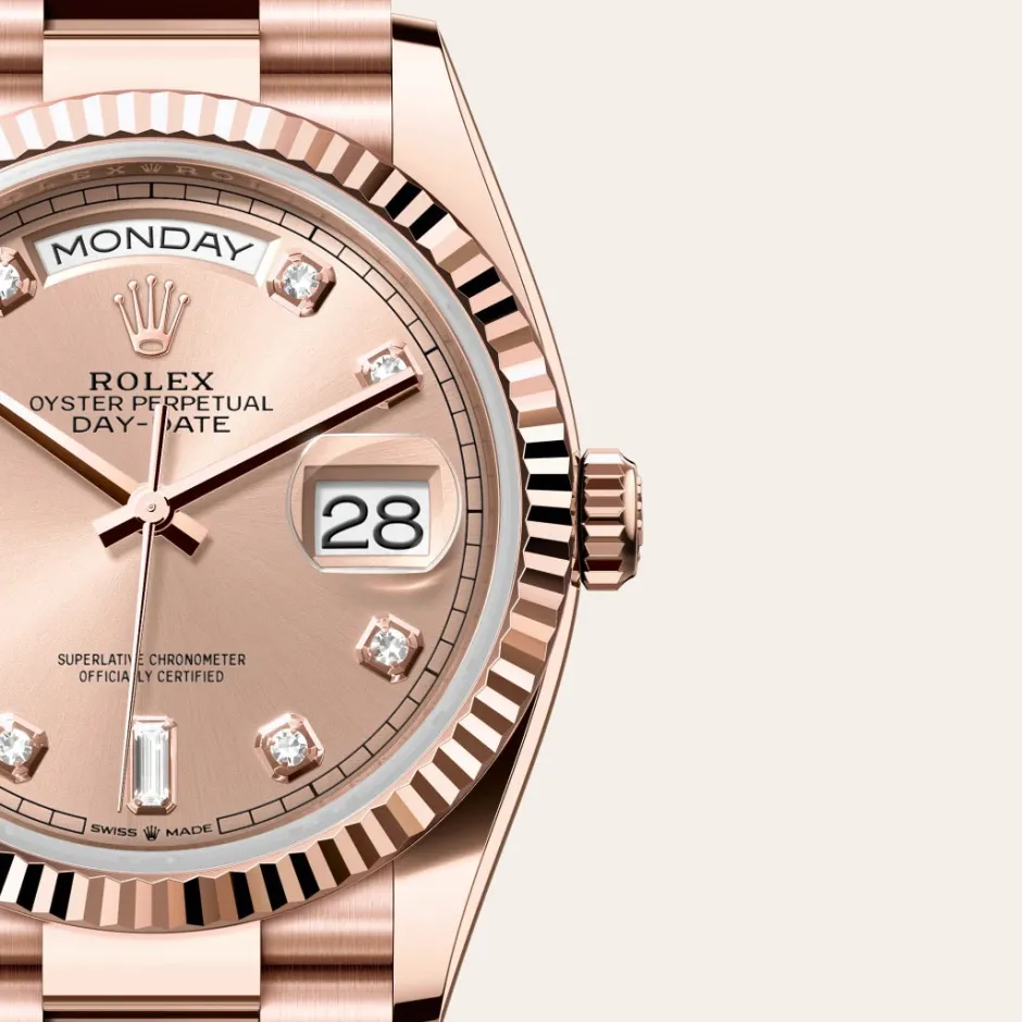 rolex Day-Date 36 Oyster, 36 mm, Everose gold M128235-0009