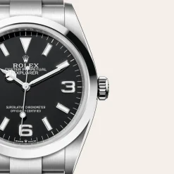 rolex Explorer 36 Oyster, 36 mm, Oystersteel M124270-0001