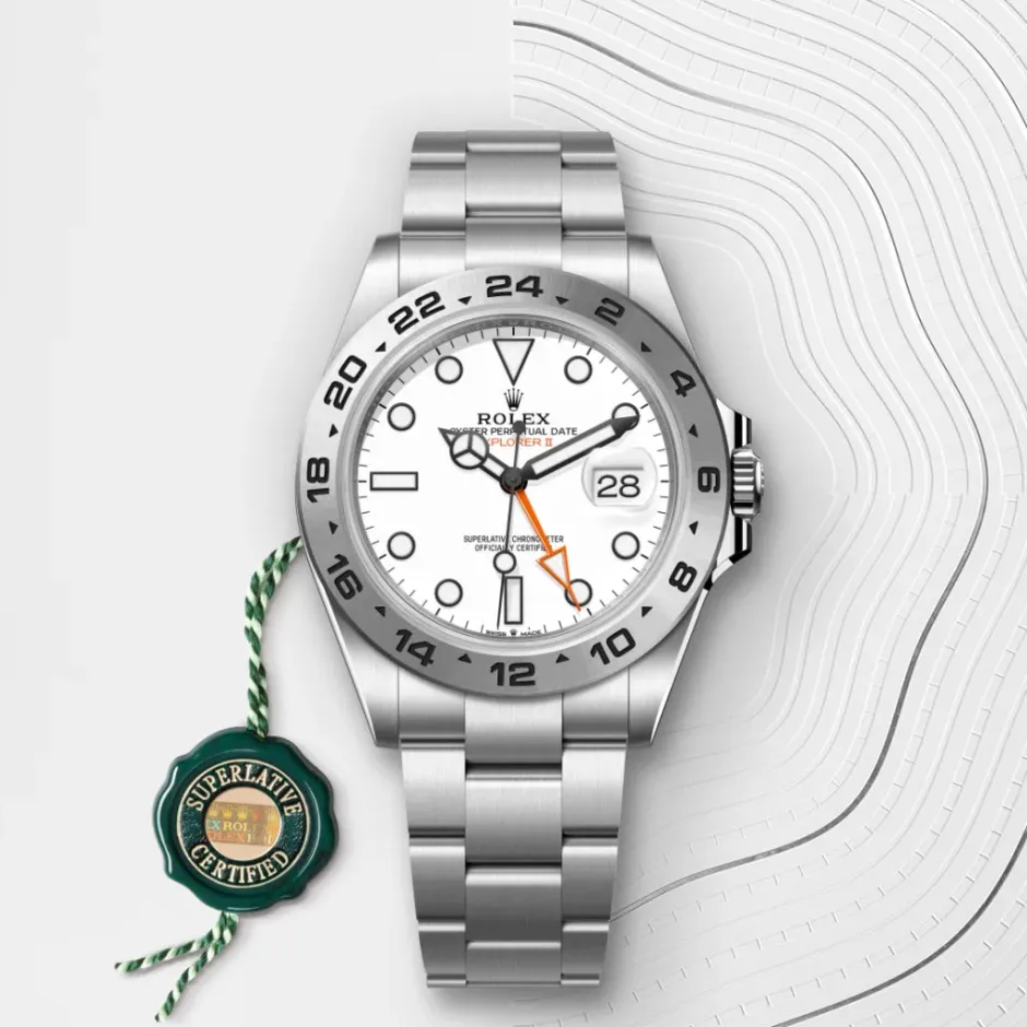 rolex Explorer II Oyster, 42 mm, Oystersteel M226570-0001