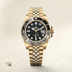 rolex GMT-Master II Oyster, 40 mm, yellow gold M126718GRNR-0001