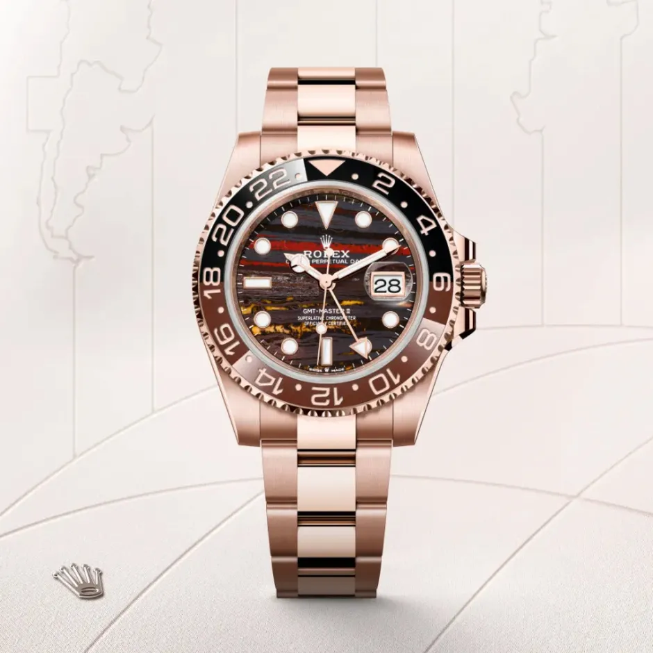 rolex GMT-Master II Oyster, 40 mm, Everose gold M126715CHNR-0002
