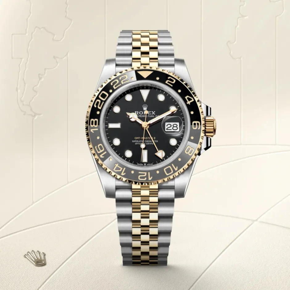 rolex GMT-Master II Oyster, 40 mm, Oystersteel and yellow gold M126713GRNR-0001