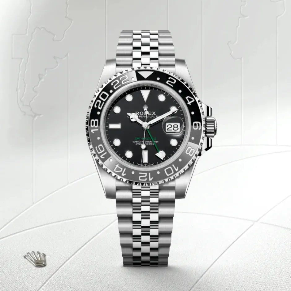 rolex GMT-Master II Oyster, 40 mm, Oystersteel M126710GRNR-0003