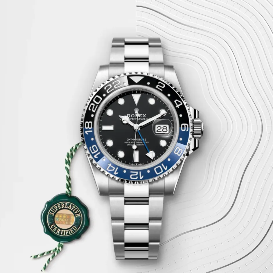 rolex GMT-Master II Oyster, 40 mm, Oystersteel M126710BLNR-0003