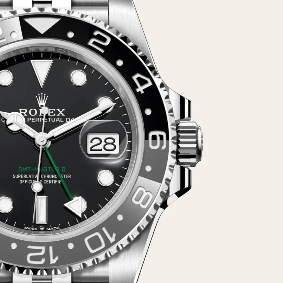 rolex GMT-Master II Oyster, 40 mm, Oystersteel M126710GRNR-0003