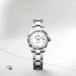 rolex Lady-Datejust Oyster, 28 mm, Oystersteel and white gold M279174-0020