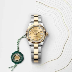 rolex Lady-Datejust Oyster, 28 mm, Oystersteel and yellow gold M279173-0012
