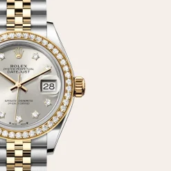 rolex Lady-Datejust Oyster, 28 mm, Oystersteel, yellow gold and diamonds M279383RBR-0003