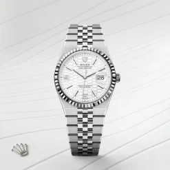 rolex Land-Dweller 36 Oyster, 36 mm, Oystersteel and white gold M127234-0001