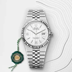 rolex Land-Dweller 40 Oyster, 40 mm, Oystersteel and white gold M127334-0001