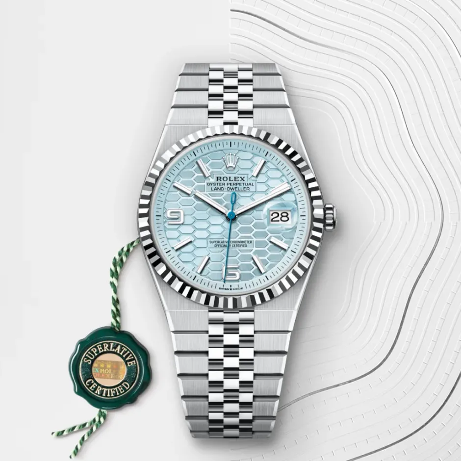 rolex Land-Dweller 40 Oyster, 40 mm, platinum M127336-0001
