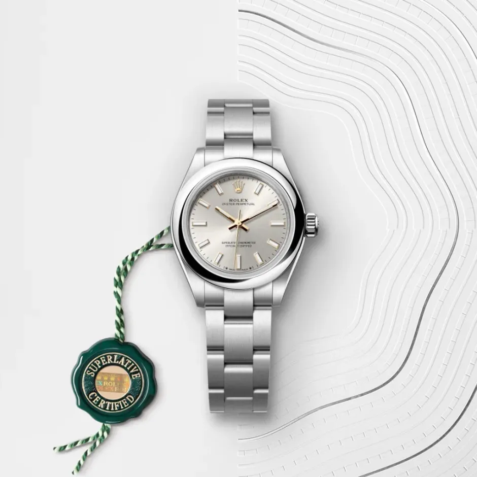 rolex Oyster Perpetual 28 Oyster, 28 mm, Oystersteel M276200-0001