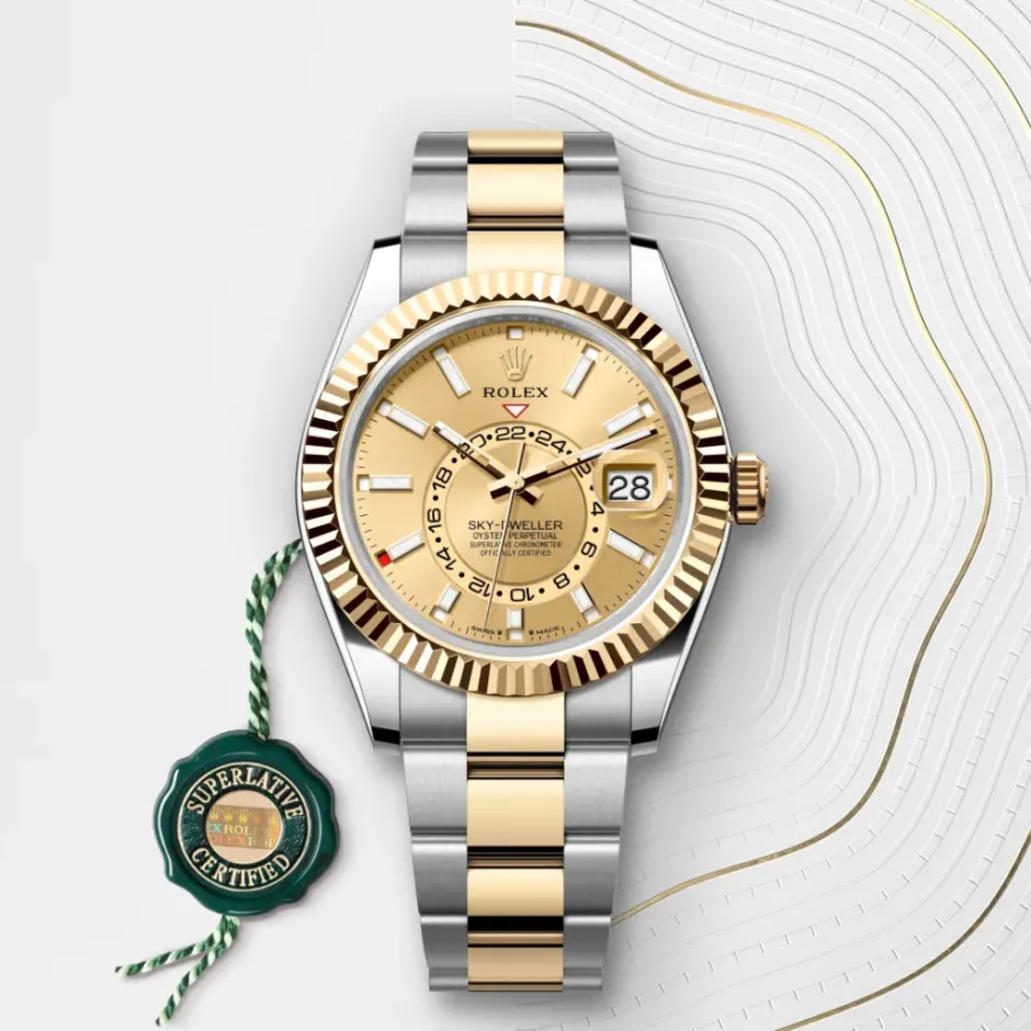 rolex Sky-Dweller Oyster, 42 mm, Oystersteel and yellow gold M336933-0001