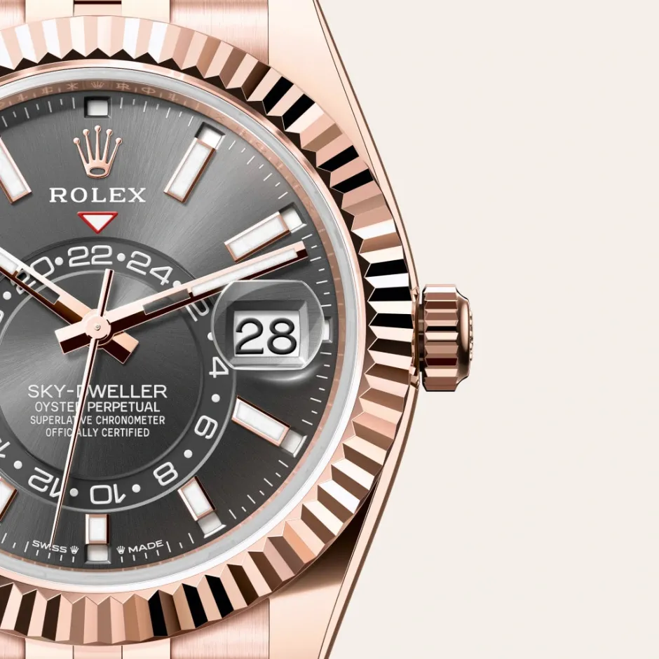 rolex Sky-Dweller Oyster, 42 mm, Everose gold M336935-0008