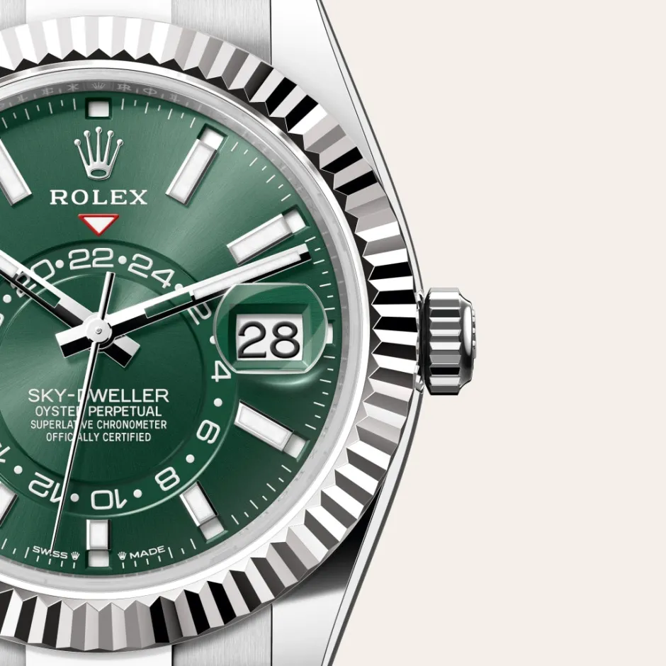 rolex Sky-Dweller Oyster, 42 mm, Oystersteel and white gold M336934-0001