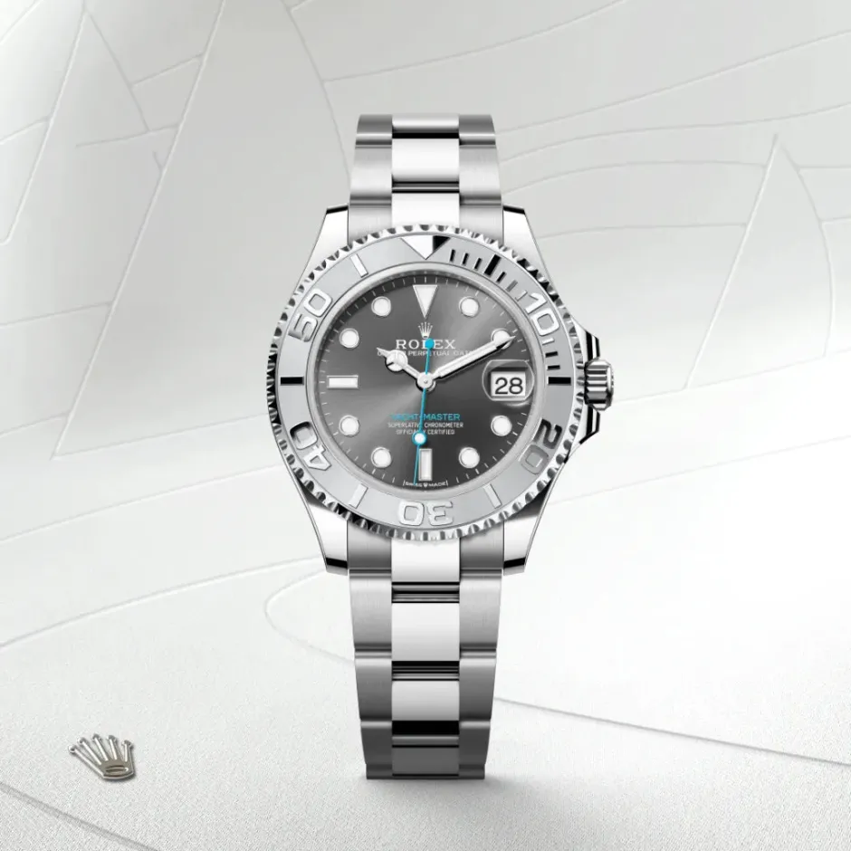 rolex Yacht-Master 37 Oyster, 37 mm, Oystersteel and platinum M268622-0002