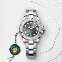 rolex Yacht-Master 37 Oyster, 37 mm, Oystersteel and platinum M268622-0002