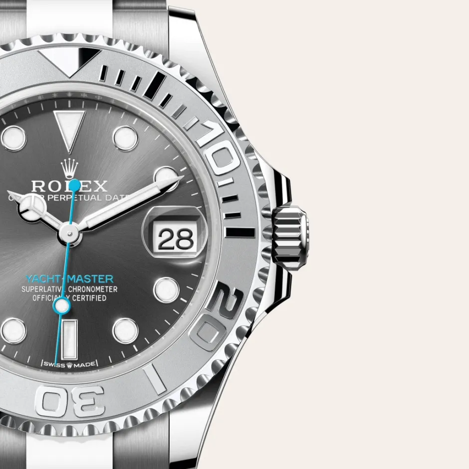 rolex Yacht-Master 37 Oyster, 37 mm, Oystersteel and platinum M268622-0002