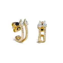 Zadok Collection Rope Jacket Diamond Earrings