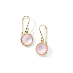 Ippolita Rose Quartz Mini Drop Earrings
