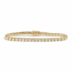 Zadok Collection Round 4 Prong Diamond Tennis Bracelet