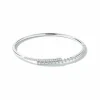 Zadok Collection Round And Baguette Diamond Bangle