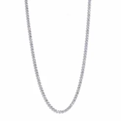 Zadok Collection Round Cut 2 Prong 21ctw Diamond Tennis Necklace