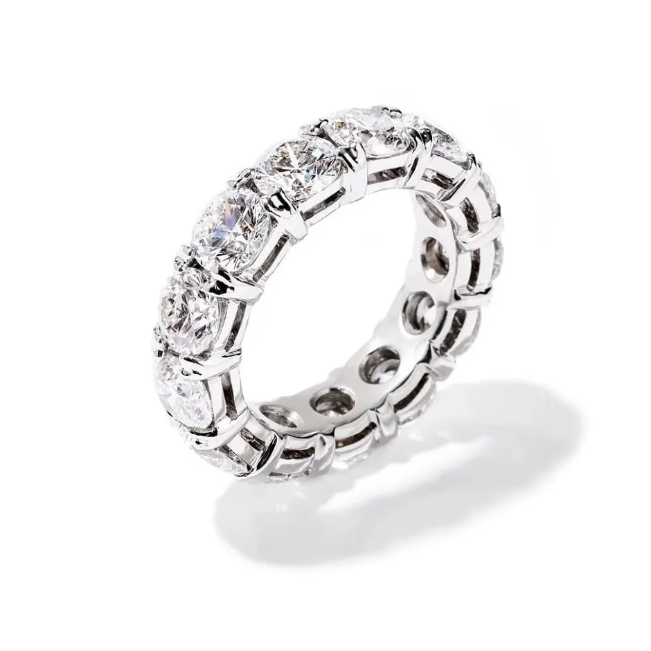 Zadok Collection Round Diamond Eternity Wedding Band